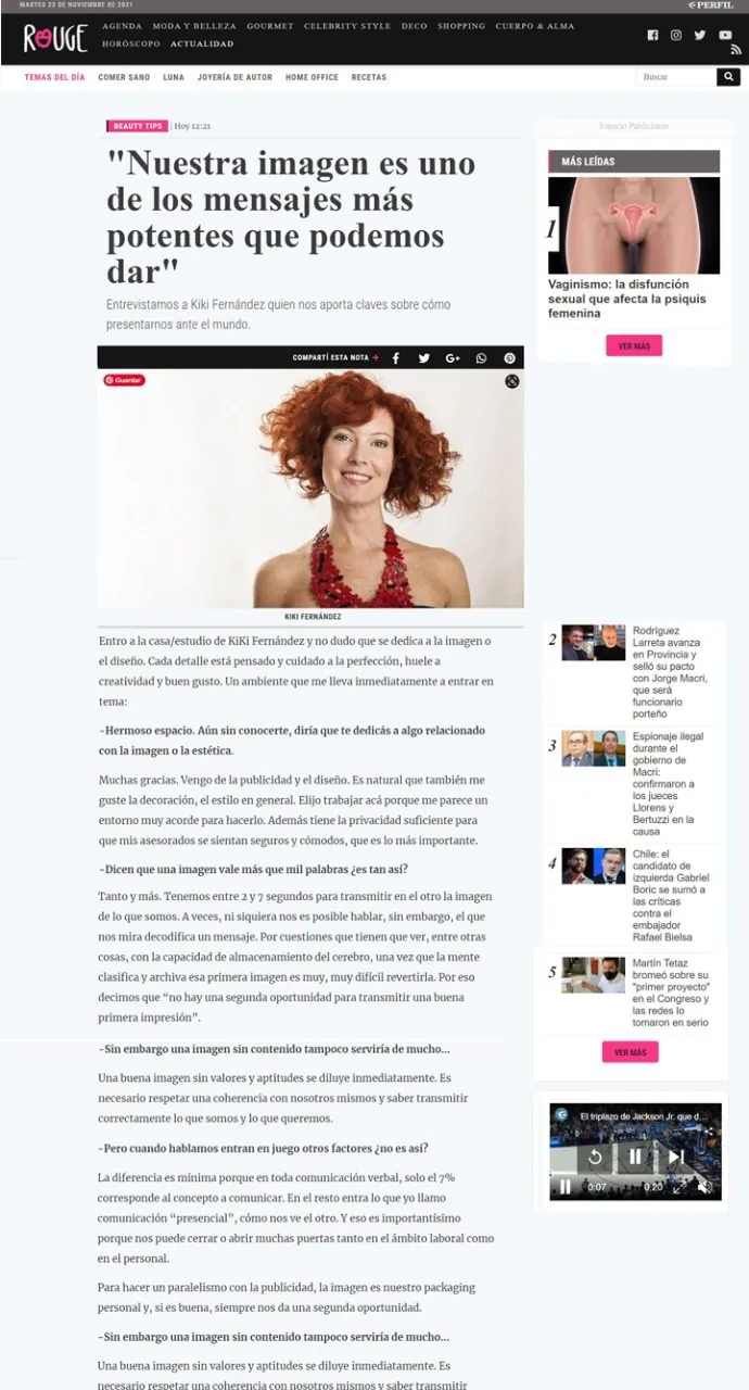 Nota en Rouge (Perfil)